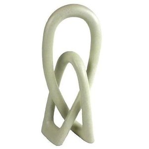 Global Crafts Soapstone Sculpture | Lover's Knot | Natural