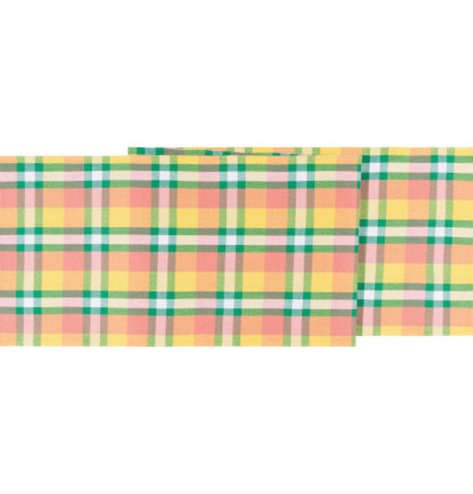 Table Runner | "Second Spin" | Plaid Meadow