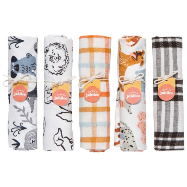 Tea Towel Set - Neptune Print - PLENTY Mercantile & Venue