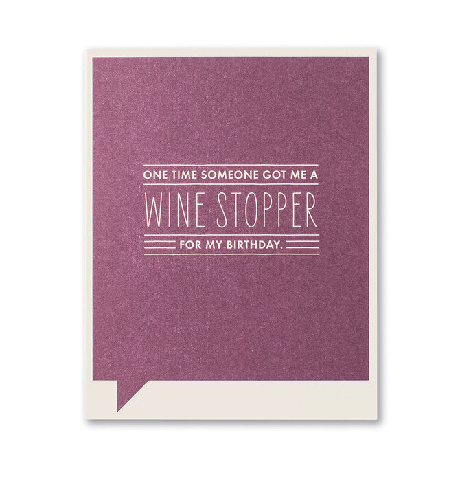 Card | Birthday | Wine Stopper