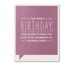 Card | Birthday | Benefits of Growing Older