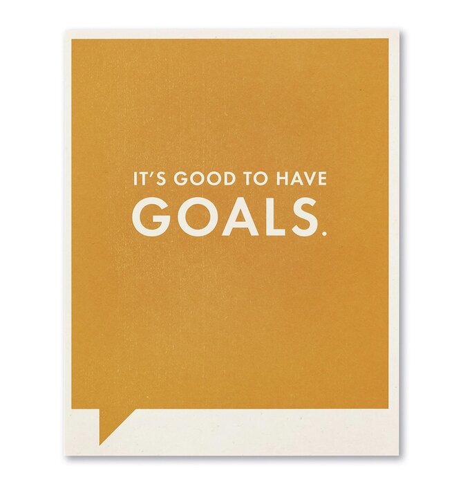 Card | Encouragement | Goals