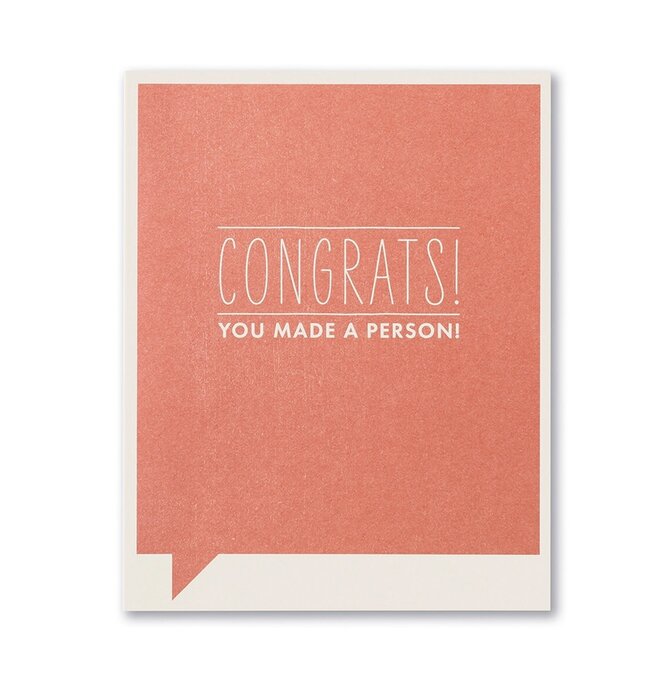 Card | Baby | Congrats You Made a Person