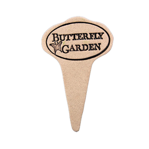 Amaranth Stoneware Garden Sign | "Theme" | Butterfly Garden