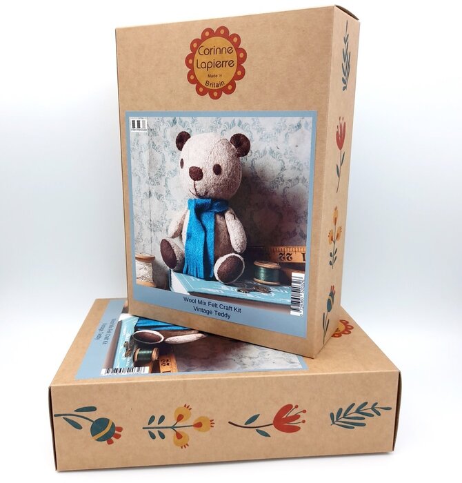 Felt Craft Kit | Vintage Teddy