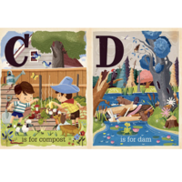 Gibbs Smith Board Book | BabyLit Alphabet | E Is for Earth
