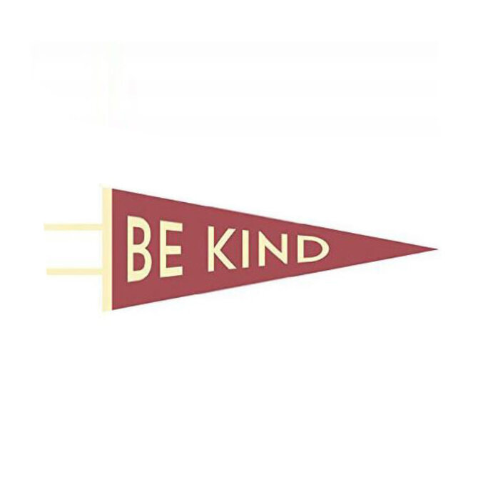 Wool Pennant | Be Kind