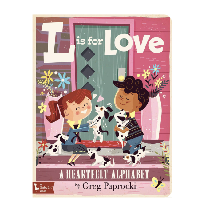 Board Book | BabyLit Alphabet | L Is for Love