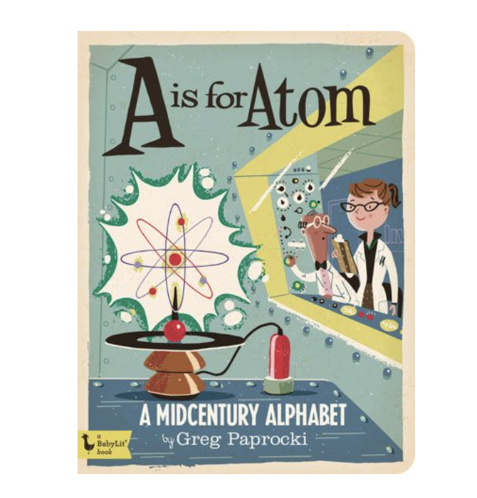 Board Book | BabyLit Alphabet | A Is for Atom
