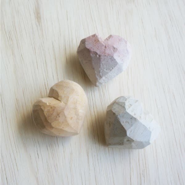 Venture Imports Soapstone Heart | Natural Chisel | "Work in Progress"