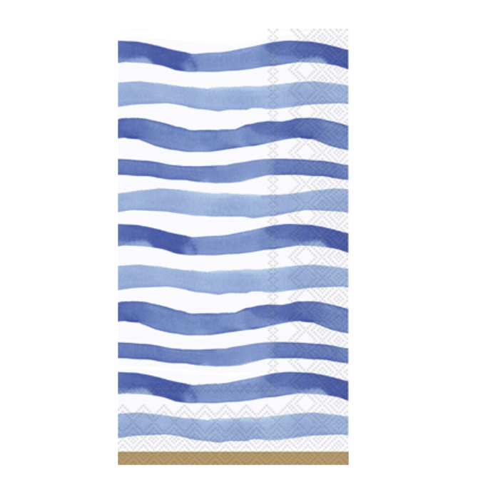 Guest Paper Towels | Wavy Stripe Blue