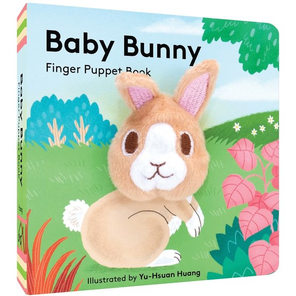 Chronicle Books Board Book | Finger Puppet | Baby Bunny