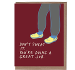 Card | Encouragement | Don't Sweat It