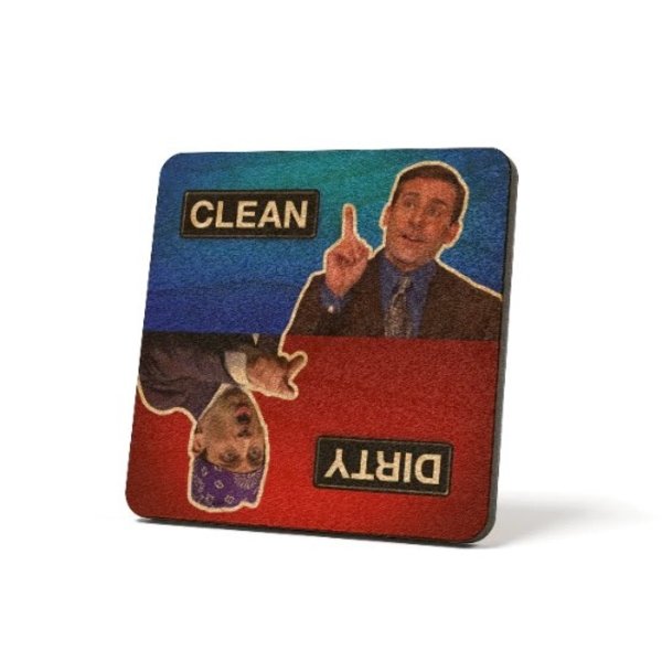 Dishwasher Dirty/Clean Michael Scott PLENTY Mercantile & Venue