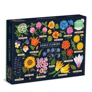 Chronicle Books Puzzle | 1000pc | Edible Flowers