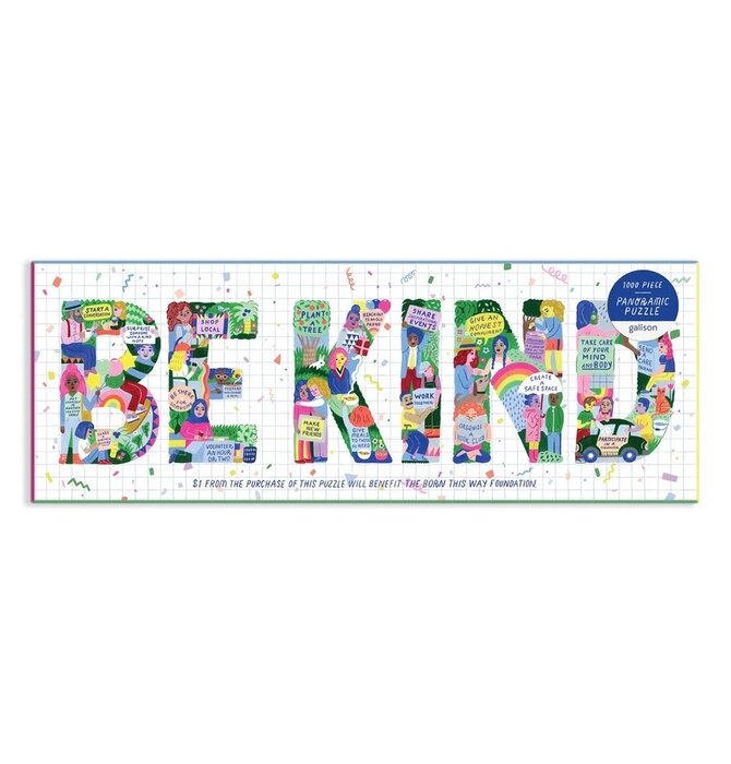 Puzzle | 1000pc Panoramic | Be Kind
