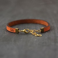 Laurel Denise LLC Bracelet | Child's Brown Leather