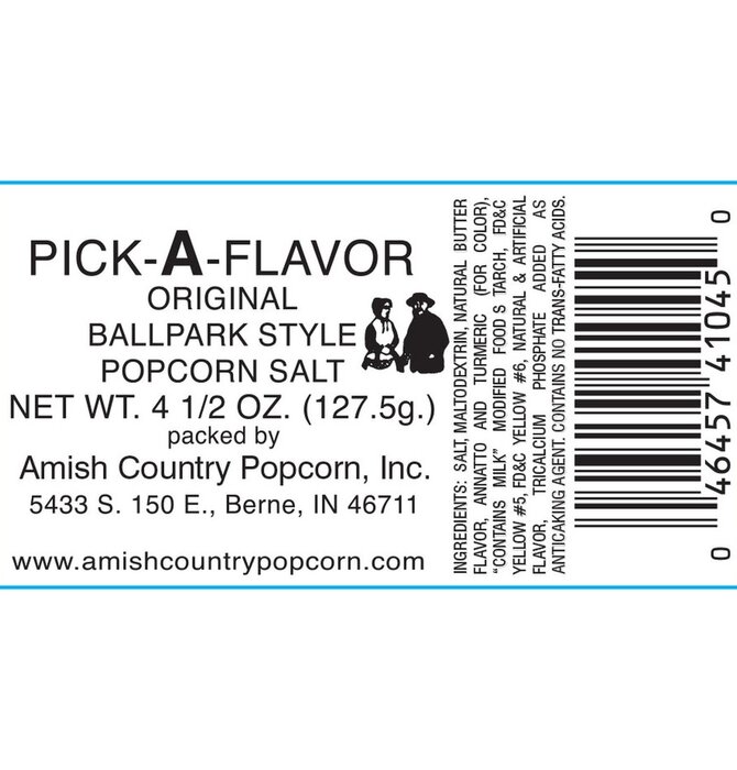 Seasoning | Popcorn Salt | Ballpark Style