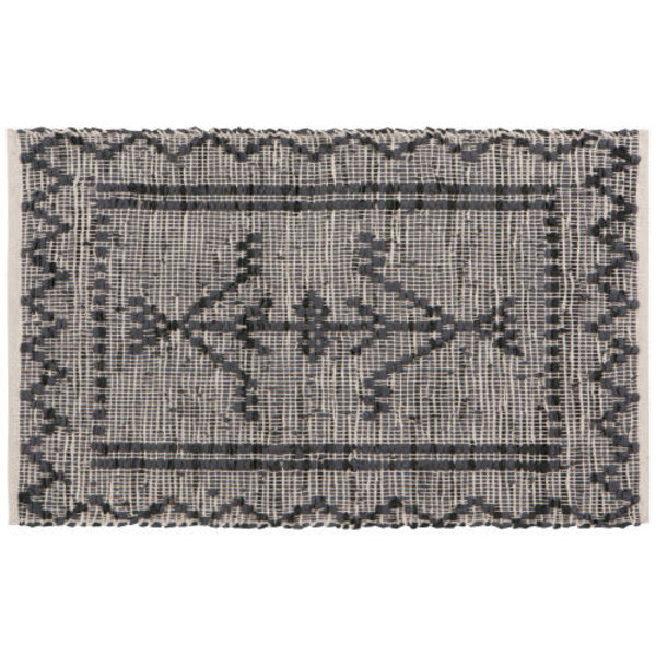 Now Designs Rug | 3x12' | Leather Chindi | Archer