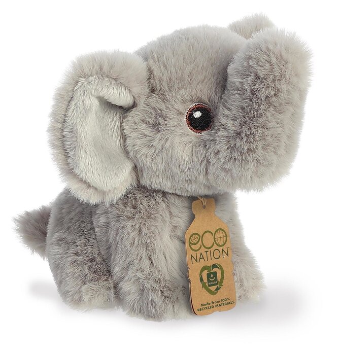 Toy | Eco Plush Animal | Mini Elephant