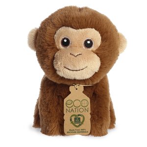 Aurora Toy | Eco Plush Animal | Mini Monkey