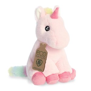 Aurora Toy | Eco Plush Animal | "Pearl" Unicorn