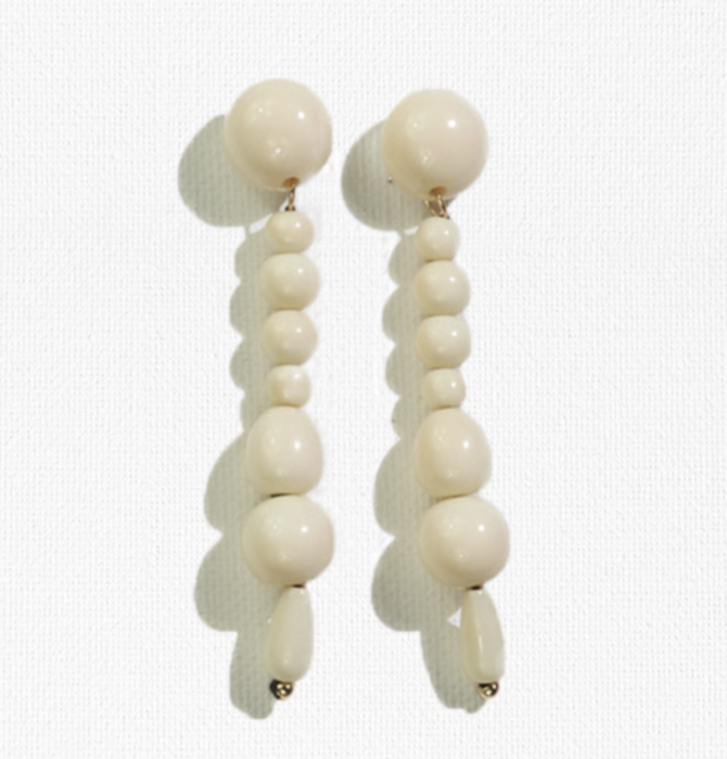 Earrings | 3.25" | Long Drop Bead