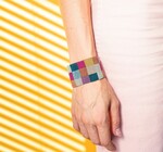 Bracelet | Large Check Stretch | Multicolor