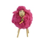 Sheep | Wooly Felt with Wooden Legs