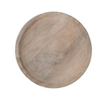 Footed Bowl | Whitewashed Mango Wood