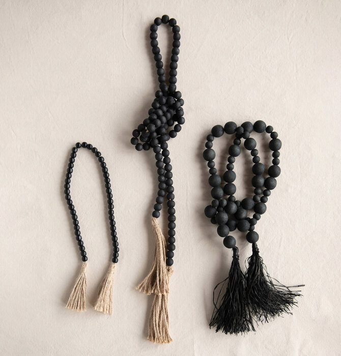 Garland + Tassel | Black & Jute