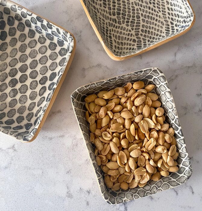 Ceramic Dip Tray | Taj Charcoal