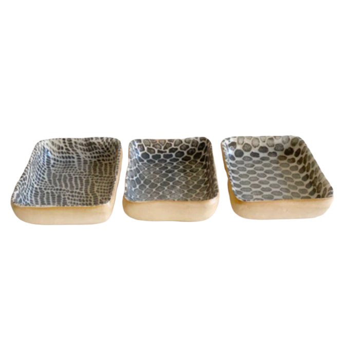 Ceramic Dip Tray | Charcoal