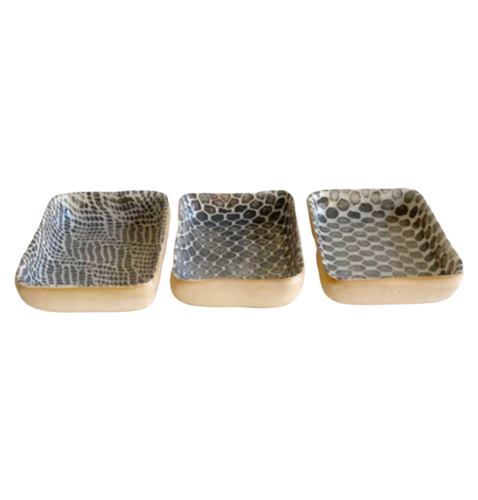 Ceramic Dip Tray | Taj Charcoal