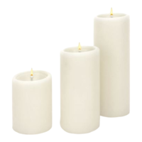 Lucid Candle | Natural Pillar Candles 6 inch