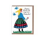 Card | Mother's Day | Folk Grandma