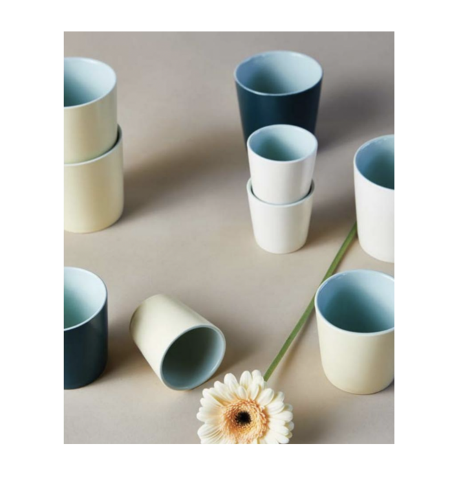 Ceramic Nesting Cups | Espresso