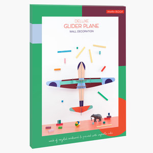 Studio Roof 3D Plane Puzzle | Deluxe Glider