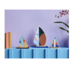 3D Sailboat Puzzle | Halfmoon Catamaran