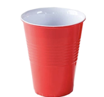 Cup | Reusable Melamine | Single Red 4.75"