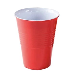 One Hundred 80 Degrees Cup | Reusable Melamine | Single Red 4.75"
