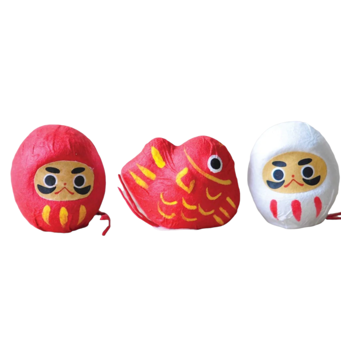 Flowering Fortunes | Daruma Doll