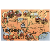 Found Image Vintage Postcard | Oklahoma + Southwest