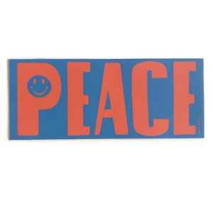 THREE potato FOUR Vinyl Sticker | Peace