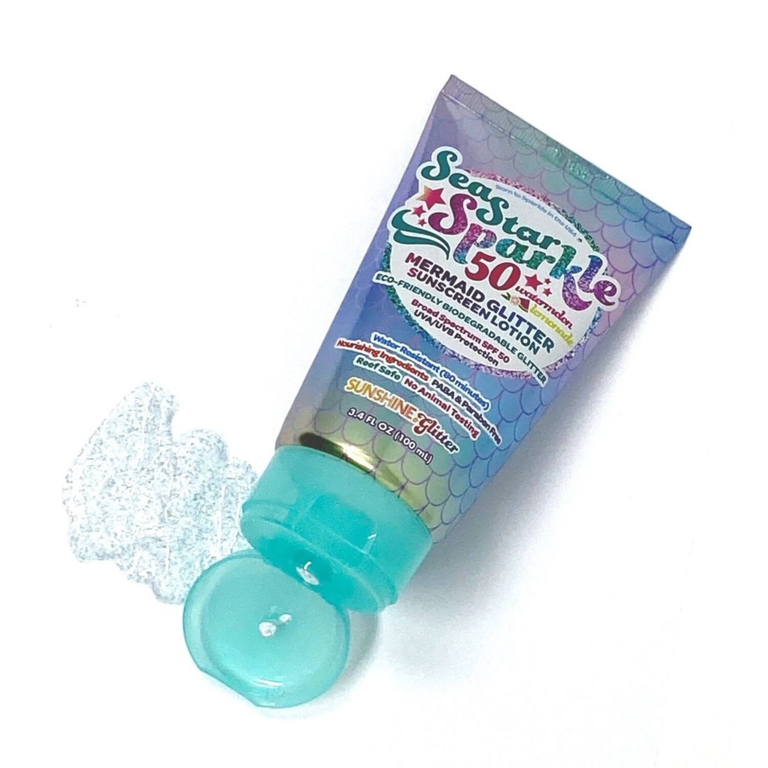 Sunscreen Lotion - Glitter - PLENTY Mercantile & Event Venue Sunscreen Lotion - Glitter - PLENTY Mercantile & Event Venue