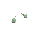 Earrings Studs | Tiny Turquoise Marbled