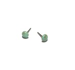 Earrings Studs | Tiny Turquoise Marbled