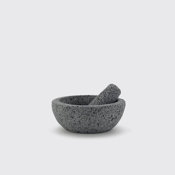 Molcajete large black stone