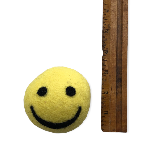 Dryer Ball | Smiley Face | Yellow
