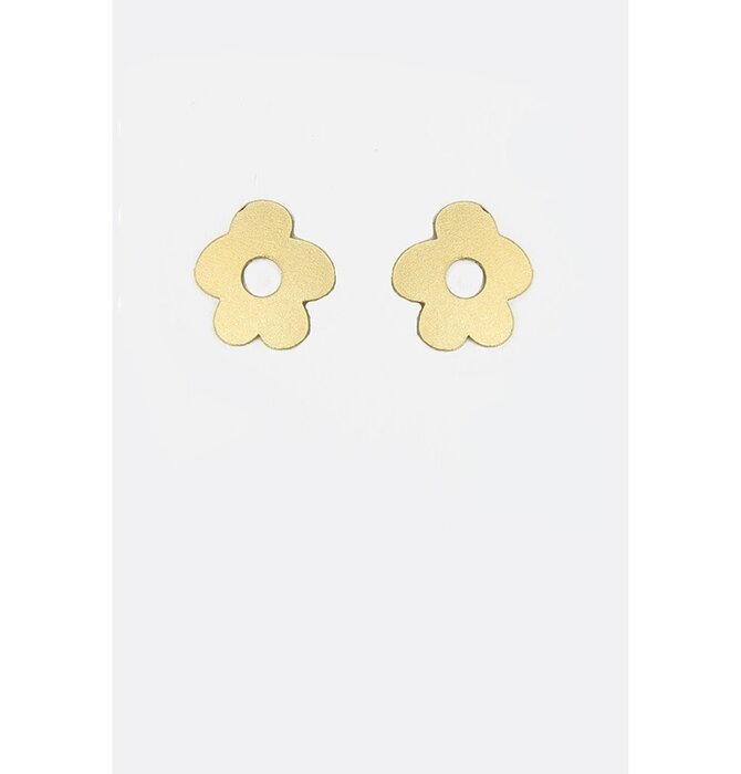 Earrings | Post | Brass Poppy